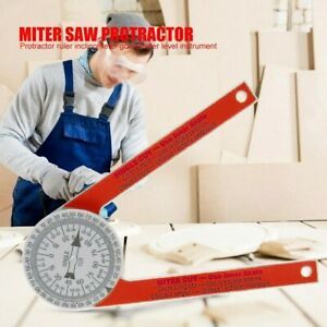 175mm Miter Saw Protractor Angle Finder Building Carpentry Gauge Home Table