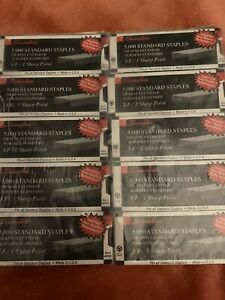 Swingline Standard Staples 5,000 Per Box X 20 Boxes Total 100,000 Staples