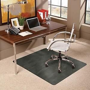 ES Robbins Trendsetter Medium Pile Carpet Chair Mat Pewter