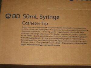 1 Case of 40 BD 2oz 60ml Catheter Tip Syringe 309620 New in Box Expires 2024