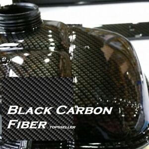 19x38&#034; Black carbon fiber car Water Transfer Dip Hydrographics Hydro Film SALE