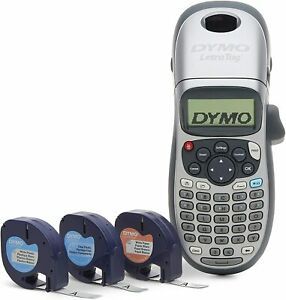 DYMO Label Maker with 3 Bonus Labeling Tapes | LetraTag 100H Handheld Label Make