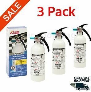 3 Pack Fire Extinguisher Car Boat Home Office Safety Disposable Ship Protection