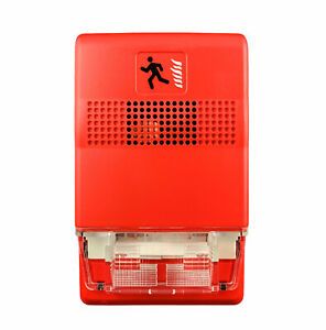 Edwards EST Genesis G1R-HDVM Horn Strobe, Multi-cd, Red Fire Emergency Alarm