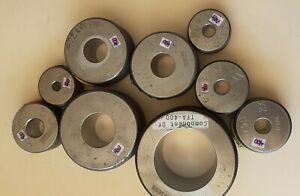 Cylindrical Ring Gage set, 9pc, XX
