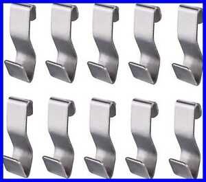 Picture Molding Hooks J Rail Hangers Pack Of 10 Heavy Duty S Hook Stainless Stee