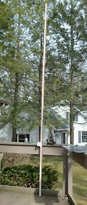 WOOD 14&#039; VINTAGE DAVE WHITE GRADE ROD SURVEYING LEVEL STICK MEASURING #3