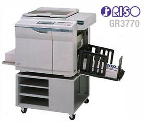 Riso GR3770 Color High Speed Digital Duplicator