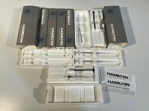 6x Hamilton Gastight Syringes - 2x 81331 1001RNCP 1.0ml &amp; 4x 80200 1702N 25ul