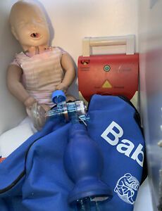 Laerdal Baby Anne, Definitely Simulator, BVM, Bag Instruction Ready