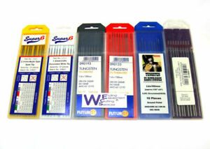 Tungsten Electrodes White Blue Gold For Tig Welding Slight Radioactive Pollution