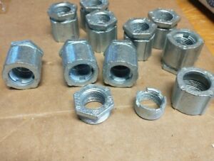 Ten(10) 3/4 inch 3 piece unions for rigid conduit and are new