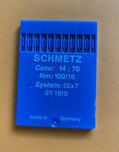 *NOS*  14:70-SIZE 100/16-SCHMETZ NEEDLES (PK. OF 10)-FREE SHIPPING*