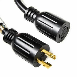 30 Amp 40 FT NEMA L14-30 4 Wire 10 Gauge 125/250V Generator Power Cord Extension