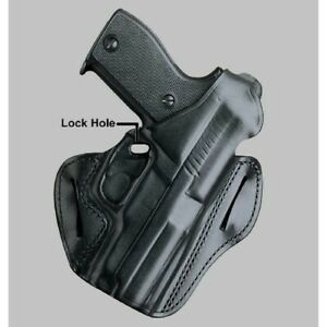 Desantis 01LBBC7Z0 Black Left Hand F.A.M.S. w/Lock Hole Belt Holster For P225