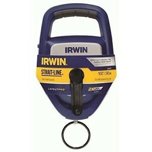 Strait-Line 1932878 IRWIN Layout Pro Chalk Reel, 100&#039;