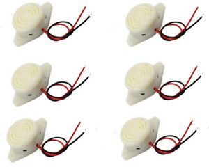 QMseller SFM-27 DC 3-24V Electronic Buzzer Alarm Sounder Continuous Sound Beep (