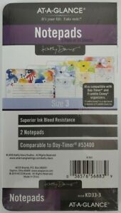 AT-A-GLANCE Kathy Davis Notepads Undated Refill, Size 3 Franklin Covey Day-Timer