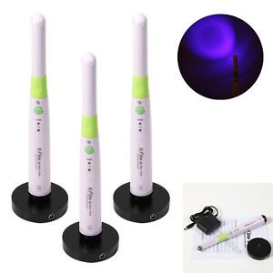 3 Dental Cordless Curing Light Curing Lamp 1200mW 360 Rotate XLite II c*j*