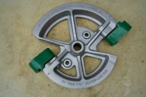 Greenlee 1 1/4 &amp; 1 1/2 Rigid Shoe for 1818 Conduit Pipe Bender Great Shape