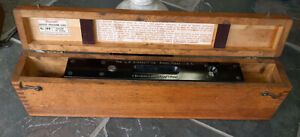 Vintage L. S. Starrett Master Precision Level No. 199 w/ Box