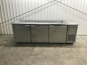 McCALL Refridgerated Salad Bar / Cold Food Buffet 3 Door 94&#034; Model STA-30-SS