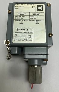 Square D Class 9012 GCW-1 Ser C Pressure Switch NOS