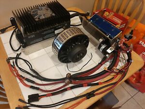 ALLTRAX AXE7245 R7 DC CONTROLLER, AGNI 95R MOTOR, ELCON 72 VOLT CHARGER COMPLETE