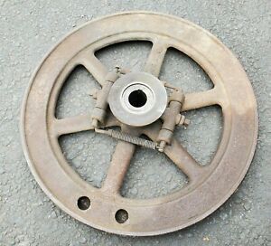 Antique Vintage Hit Miss Engine IHC Mogul 1hp Flywheel - Governor side