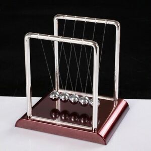 Newton cradle Balance Balls Physics Desk Science Pendulum  Metal Ball Toy Steel