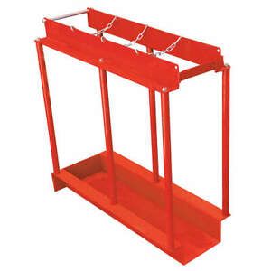 DAYTON 10U482 Cylinder Caddy,Pallet Truck,Red