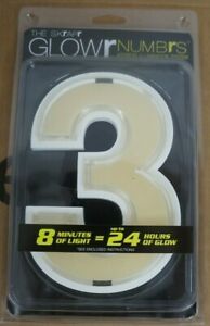 Glowr Glowr3-U House Number, Character 7, Neon Green Character