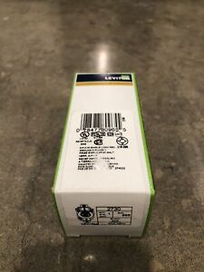 LEVITON LOCKING RECEPTACLE GROUNDING 30AMP 3 PHASE 2730 NIB  FREE SHIPPING  LOOK