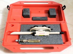 David White L6-20 22-Power Transit Builder&#039;s Level With Hard Case Great Shape!