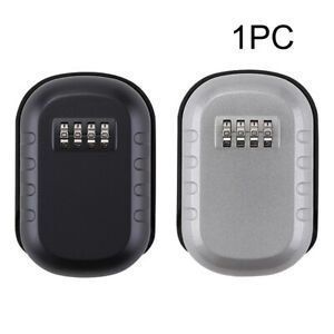 Home Key Lock Box Realtor 4-digit Capacity Indoor Wall Mounted Outside