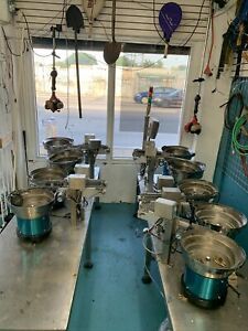 LOT! 9 vibratory bowl feeder conveyorbelt Candy Gummy Bear Infusion System WOW!