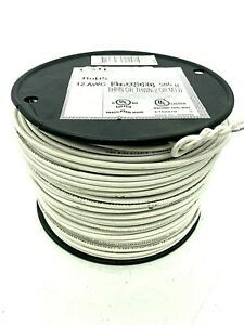 500&#039; 12 AWG Stranded White THHN/THWN-2 600V Single Conductor Machine Tool Wire