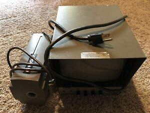Cohu 5000 Series Television CCTV Camera Model 5222-2000/0000 &amp; RCA TC 1209
