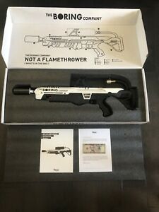 Not-A-Flamethrower The Boring Company not a flamethrower New! $5 bill SN# 7696