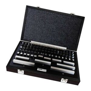 81Pcs/Set 2 grade Inspection Block Gauge Test Caliper Blocks Measurement Heavy