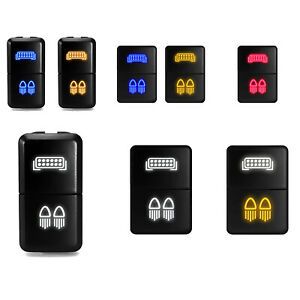 Dual Push Switch For Toyota Lightbar and Driving Light Fog DRL 12V Dual Function