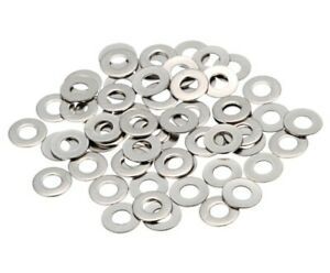 M3 Stainless Steel Round Flat Washers 100Pcs