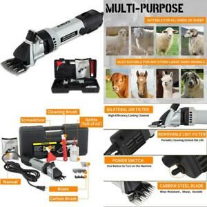 Suncoo Portable Sheep Shears 6 Speeds Adjustable Alpaca Electric Clippers 350W P