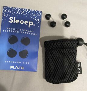 Flare Quieter Sleeping Black Standard ear plugs earplugs protectors  &amp; Mesh Case