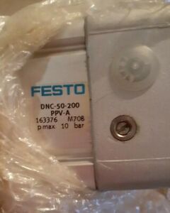 Festo Dnc-50-200-ppv-a 163376 Pneumatic Cylinder Part 23750200