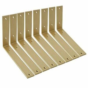 Shelf Brackets 10 Inch Wall Brackets L Brackets 8PCS Heavy Duty Brackets for ...