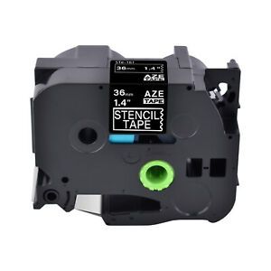Mobile Solutions Stencil Label ST161 STE-161 for Brother P-touch PT530 36mm 1.4&#034;