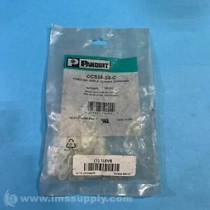 Panduit CCS25-S8-C Bag of 100 Fixed Diameter Clamps 7625