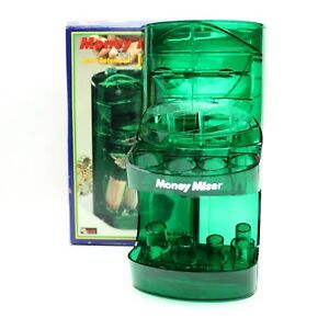 Money Miser Motorized Coin Bank Sorts Counts &amp; Wraps Coins w/ Original Box