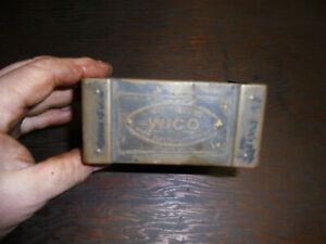 Nice Wico EK Magneto Cover Hit &amp; Miss Gas Engine Brass Tag IHC M Nelson Bros.